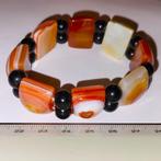 Armband tegen Boze oog Natuurlijke Carneool Edelsteen, agaat, Ophalen of Verzenden, Nieuw