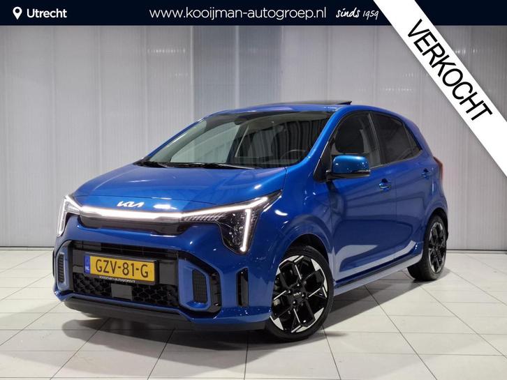 Kia Picanto 1.0 DPI GT-Line Stoel en stuur verwarming, Schui, Auto's, Kia, Bedrijf, Te koop, Picanto, ABS, Achteruitrijcamera