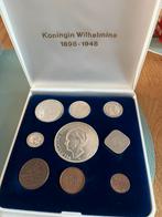Wilhelmina Munten Set 1898-1948, Postzegels en Munten, Munten | Nederland, Setje, Zilver, Koningin Wilhelmina, Overige waardes