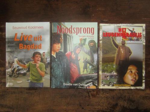 Serie vervolgde kerk Live uit Bagdad/het leugenparadijs/Nood, Boeken, Kinderboeken | Jeugd | 10 tot 12 jaar, Zo goed als nieuw
