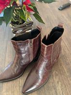 Leren cowboy laarzen mt 42, Kleding | Dames, Schoenen, Ophalen, Bruin, Lage of Enkellaarzen, Zo goed als nieuw