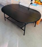 Salontafel JYSK Zwart Rotan pilvormig, Huis en Inrichting, Tafels | Salontafels, Ophalen, 100 tot 150 cm, 50 tot 100 cm, Zo goed als nieuw