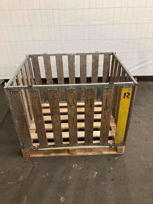 Palletkrat palletbox mp box, Doe-het-zelf en Verbouw, Kratten en Dozen, Gebruikt, 100 cm of meer, 50 cm of meer, 60 cm of meer
