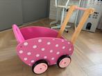 Houten poppenwagen janod, Ophalen, Zo goed als nieuw