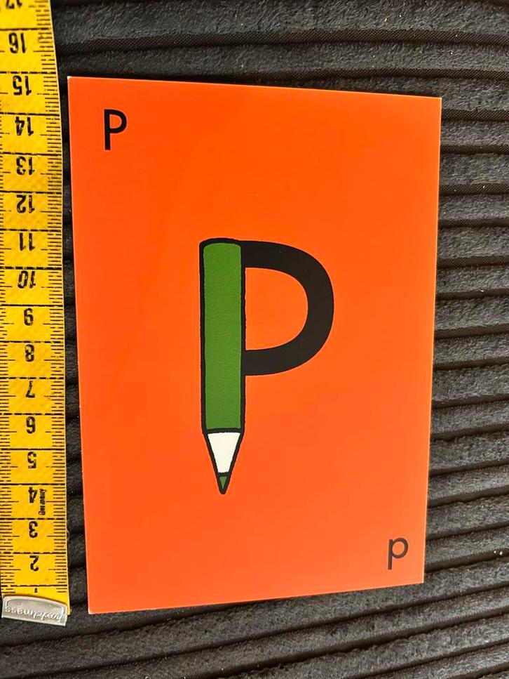 383. Kaart illustr P van Potlood Dick Bruna, Verzamelen, Ansichtkaarten | Themakaarten, Ongelopen, Ophalen of Verzenden