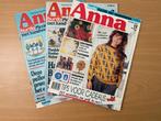 Anna Burda Handwerken - Vintage tijdschriften (‘80), Ophalen of Verzenden, Gebruikt, Breien of Haken, Patroon of Boek