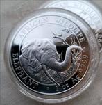 Somalia olifant somalische zilver 1 oz 999 2018, Postzegels en Munten, Edelmetalen en Baren, Ophalen of Verzenden, Zilver
