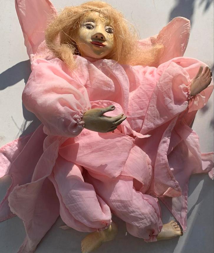 Antieke Fee Pop - Curiosa & Brocante Object, Antiek en Kunst, Curiosa en Brocante, Ophalen of Verzenden