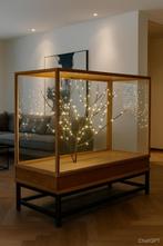 vintage toonbank vitrine vitrinekast showcase 120 cm, Ophalen