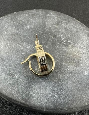 14K gouden Versace oorbellen beschikbaar voor biedingen