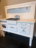 Prachtig houten speelgoedkeukentje (wit) handgemaakt, Ophalen of Verzenden