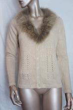 GERRY WEBER vest maat 38 ZIJDE CASHMERE ECHT BONT, Verzenden, Zo goed als nieuw, Maat 38/40 (M), Beige