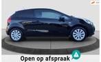 Kia Rio 1.2 CVVT BusinessLine 3drs NAVI CLIMA PDC LMV STOELV, Gebruikt, 4 cilinders, 1104 kg, Zwart