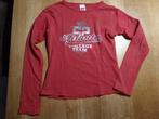 Rode longsleeve met print maat 134-140, Kinderen en Baby's, Kinderkleding | Maat 134, Gebruikt, C&A, Meisje, Ophalen of Verzenden