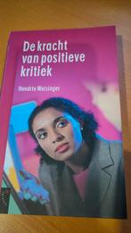 H. Weisinger - De kracht van positieve kritiek, Ophalen of Verzenden, Zo goed als nieuw, H. Weisinger