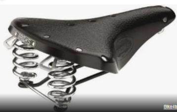 Brooks B68 leren zadel en Bagagedrager verbreder 2 stuks beschikbaar voor biedingen