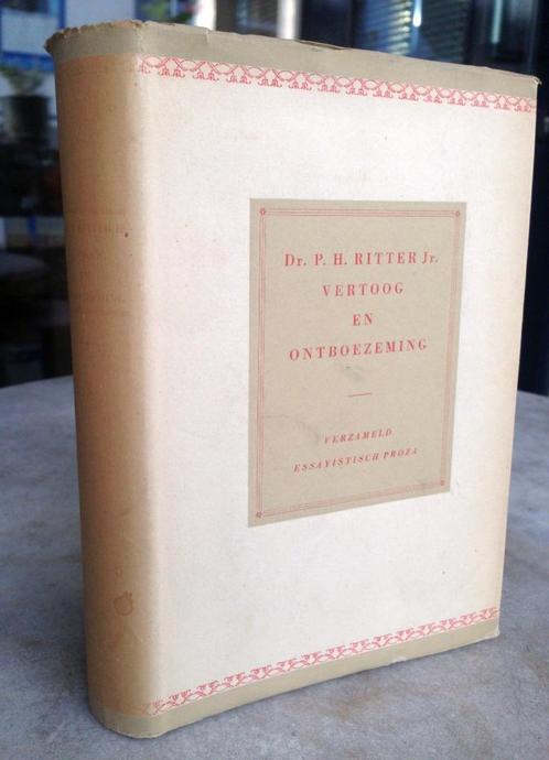 Ritter, Dr. P.H. jr. - Vertoog en ontboezeming (1948), Antiek en Kunst, Antiek | Boeken en Bijbels, Ophalen of Verzenden