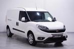 Fiat Doblò 1.3 MJ 95 pk L2H1 Maxi SX Navi, Trekhaak Airco,, Auto's, Stof, Gebruikt, Wit, Origineel Nederlands