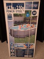 Zwembad Bestway power steel ovaal 4.27 x 2.50 x 1.00, Ophalen, 200 tot 300 cm, 80 tot 120 cm, Nieuw