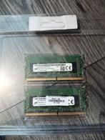 8gb sodimm ddr4. 2x4gb stick, DDR4, 8 GB, Ophalen of Verzenden, Zo goed als nieuw
