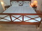 Klassiek kersenhouten 2- persoonsbed 180x200, Huis en Inrichting, Ophalen, Tweepersoons, Zo goed als nieuw, 180 cm