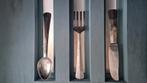 XXL  lepel vork mes voor wand decoratie aluminium, Huis en Inrichting, Ophalen of Verzenden, Zo goed als nieuw