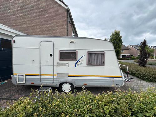 Burstner 420TN Fun 2003, Caravans en Kamperen, Caravans, Particulier, tot en met 4, 750 - 1000 kg, Treinzit, Bürstner, Dwarsbed