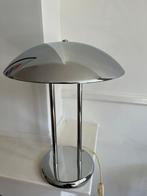 Vintage Ikea Robert Sonneman mushroom chroom lamp jaren 80, Zo goed als nieuw, 50 tot 75 cm, Ophalen