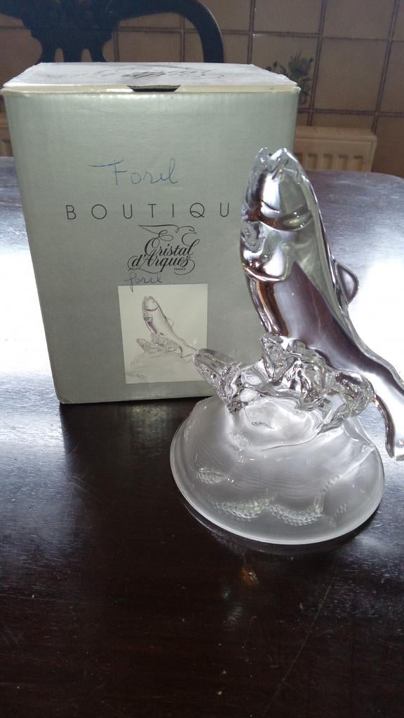 Kristallen forel van cristal boutique, Antiek en Kunst, Ophalen