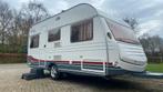 Luxe caravan met airco/ mover /voortent/luifel/ inventaris, Caravans en Kamperen, Caravans, Home-car, Dwarsbed, 6 tot 7 meter