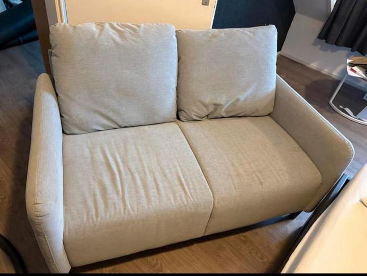 Tweezitsbank, Huis en Inrichting, Banken | Sofa's en Chaises Longues, Zo goed als nieuw, Tweepersoons, Minder dan 150 cm, 75 tot 100 cm