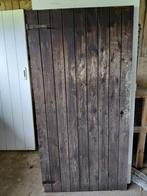Dicht houten poortdeur, Tuin en Terras, Tuinpoorten, Ophalen, Gebruikt, Minder dan 100 cm, Draaipoort
