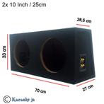 Subwoofer Behuizing MDF 2 x 10 Inch 2 x 30 Liter, Auto diversen, ., Nieuw, Ophalen of Verzenden, .