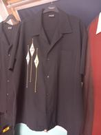 Vintage Bowling Shirt - Steady - Zwart, Steady, Zwart, Nieuw, Ophalen of Verzenden