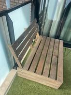 Tuin / Balkon pallet bankje, Tuin en Terras, Tuinbanken, Ophalen, Zo goed als nieuw, Hout