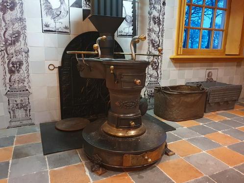 Klavertje 3 kachel, ook voor hout geschikt., Huis en Inrichting, Kachels, Gebruikt, Houtkachel, Hout, Ophalen
