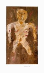 Armando A'dam(1929)Giclee Papier "Gestalte in bruin" Ges Gen, Antiek en Kunst, Ophalen of Verzenden