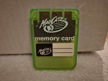 Mad Catz PlayStation 1 memory card ps1  beschikbaar voor biedingen