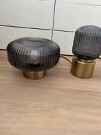 Ikea Solklint Plafondlamp en Tafellamp - Set, Ophalen, Zo goed als nieuw, Glas
