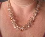 Leuke ketting, Sieraden, Tassen en Uiterlijk, Kettingen, Ophalen of Verzenden, Nieuw, Roze, Overige materialen