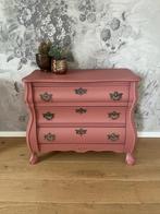 Roze buikkast/ladekast in landelijke stijl, Ophalen, Gebruikt, T, T