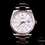 Rolex 126231 Datejust 36 Rose gold-steel Palm dial Fullset, Staal, Rolex, Polshorloge, Ophalen of Verzenden