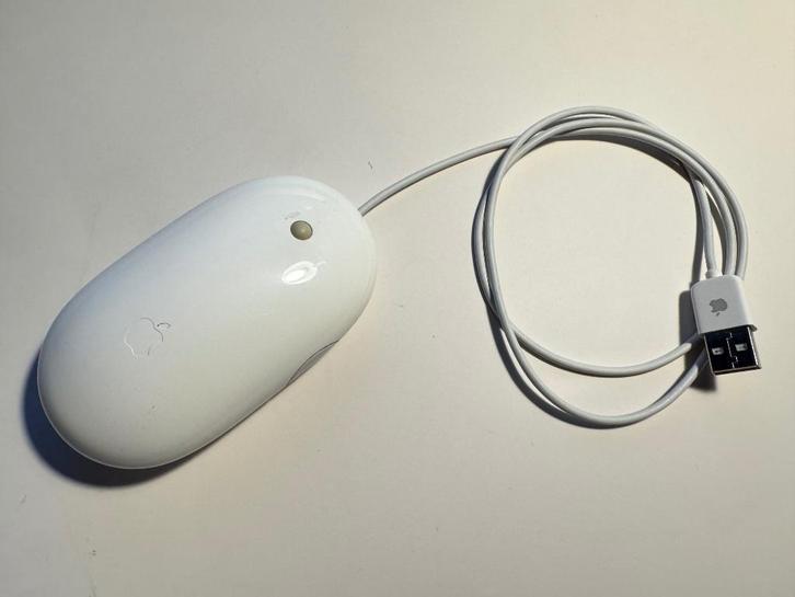 Apple Mighty Mouse, Computers en Software, Muizen, Gebruikt, Muis, Linkshandig, Rechtshandig, Bedraad, Ergonomisch, Ophalen