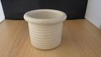 mooie witte retro overpotten met verdikte bovenrand, Ophalen of Verzenden, Huis en Inrichting