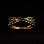 Smaragd ring maat 17.6mm, Sieraden, Tassen en Uiterlijk, Ringen, Overige materialen, Ut, Gretannl@yahoo.com, Nieuw