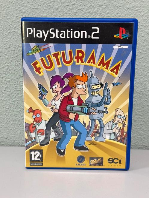 Sony playstation 2 ps2 Futurama spel game Als nieuw krasvrij, Spelcomputers en Games, Games | Sony PlayStation 2, Zo goed als nieuw