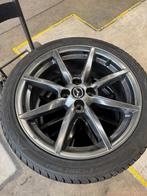 Orginele 17" Lichtmetalen velgen Mazda MX-5 met winterbanden, Auto-onderdelen, Banden en Velgen, Velg(en), 17 inch, Personenwagen
