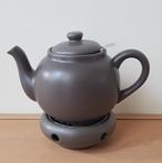 Plint retro theepot met warmhouder en zeefje, Ophalen of Verzenden, Zo goed als nieuw