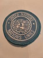 NL patch Defensie , UN uitzending, Verzamelen, Verzenden, Landmacht, Nederland, Embleem of Badge