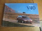 Instructieboek Volvo V40 1996 incl. audio, mooie staat!, Auto diversen, Handleidingen en Instructieboekjes, Ophalen of Verzenden